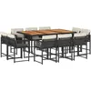 Bild von vidaXL, Gartentisch + Balkontisch, Hollerborn (Holz) (165 x 106 x 73 cm)