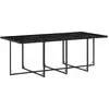 Bild von vidaXL, Gartentisch + Balkontisch, Hollerborn (Glas) (220 x 106 x 73 cm)