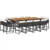 Bild von vidaXL, Gartentisch + Balkontisch, Hollerborn (Holz) (220 x 106 x 73 cm)
