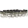 Bild von vidaXL, Gartentisch + Balkontisch, Hollerborn (Glas) (275 x 106 x 73 cm)