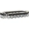 Bild von vidaXL, Gartentisch + Balkontisch, Hollerborn (Glas) (330 x 106 x 73 cm)