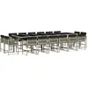 Bild von vidaXL, Gartentisch + Balkontisch, Hollerborn (Glas) (330 x 106 x 73 cm)