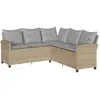 Bild von vidaXL, Gartenlounge, Mawono (l-shaped sofa)