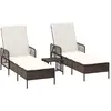 Bild von vidaXL, Liegestuhl, Inlenen (2x sun lounger +table) (200 cm)