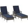 Bild von vidaXL, Liegestuhl, Inlenen (2x sun lounger +table) (200 cm)