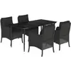 Bild von vidaXL, Gartentisch + Balkontisch, Linsenville (Spitzes Bein) (160 x 80 x 74 cm)