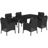 Bild von vidaXL, Gartentisch + Balkontisch, Linsenville (Rundes Bein) (200 x 100 x 74 cm)