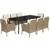 Bild von vidaXL, Gartentisch + Balkontisch, Japenville (Rundes Bein) (200 x 100 x 74 cm)