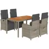 Bild von vidaXL, Gartentisch + Balkontisch, Joey (150 x 90 x 75 cm)