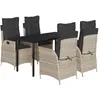 Bild von vidaXL, Gartentisch + Balkontisch, Gapener (Ohne Fussablage) (140 x 70 x 74 cm)