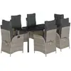 Bild von vidaXL, Gartentisch + Balkontisch, Gapener (Ohne Fussablage) (160 x 80 x 74 cm)