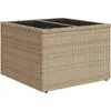 Bild von vidaXL, Gartenbeistelltisch + Gartenservierwagen, Yarendorf (Glas)