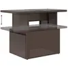 Bild von vidaXL, Gartentisch + Balkontisch, Ramona (Glas) (100 x 55 x 44 cm)