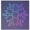 Bild von Lifetime, Weihnachtsbeleuchtung, Weihnachtsschmuck RGB Schneeflocken 50 x 43 cm LED RGB