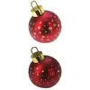 Bild von Lifetime, Christbaumschmuck, Weihnachtsbaumkugel Rot Ø 15 cm LED Leicht