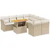 Bild von vidaXL, Gartenlounge, Quwonville (4x Mittelteil + 4x Eckteil + Tisch)