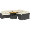 Bild von vidaXL, Gartenlounge, Haponum (4x Eckteil + 5x Mittelteil + Tisch)