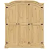 Bild von vidaXL, Kleiderschrank, Aljonina (151.50 x 52 x 186 cm)