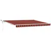 Bild von vidaXL, Markise, Ausziehbare Markise Orange und Braun 400 x 350 cm Polyester