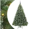 Bild von vidaXL, Weihnachtsbaum, Cleo (mit LEDs und schwarzen Bällen) (210 cm)