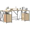 Bild von vidaXL, Schreibtisch, Moderner Tisch (182 x 101 x 87.50 cm)