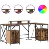 Bild von vidaXL, Schreibtisch, Computertisch (182 x 101 x 87.50 cm)
