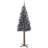 Bild von vidaXL, Weihnachtsbaum, Fenja (mit 120 lilafarbenen Bällen) (180 cm)