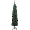 Bild von vidaXL, Weihnachtsbaum, Fritz (mit 300 LEDs und 120 schwarzen Bällen) (180 cm)