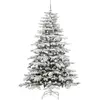 Bild von vidaXL, Weihnachtsbaum, Paul (mit LEDs und pinken Kugeln) (210 cm)