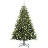 Bild von vidaXL, Weihnachtsbaum, Elia (mit LEDs und rosa Bällen) (240 cm)