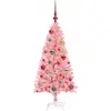 Bild von vidaXL, Weihnachtsbaum, Mads (mit 150 LEDs und bunten Kugeln) (120 cm)