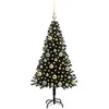 Bild von vidaXL, Weihnachtsbaum, Mads (mit 150 LEDs und goldenen Kugeln) (120 cm)