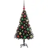 Bild von vidaXL, Weihnachtsbaum, Mads (mit 150 LEDs und bunten Kugeln) (120 cm)