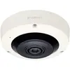 Bild von Hanwha XNF-8010R Fisheyekamera ind. 6MP PoE IR (2048 x 2048 Pixel), Netzwerkkamera, Beige