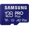 Bild von Samsung PRO Plus (128 GB, microSDXC, U3, UHS-I), Speicherkarte, Blau