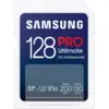 Bild von Samsung PRO Ultimate SDXC  UHS-I Speicherkarte 128 GB mit USB-Kartenleser, 128 GB White