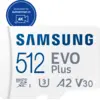 Bild von Samsung EVO Plus microSDXC  UHS-I Speicherkarte - 512 GB White