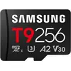 Bild von Samsung T9 microSD memory card 256GB up to 200 MB/s read and 130 MB/s write MB-MH256T/WW (256 GB, microSDXC, U3, UHS-I), Speicherkarte, Schwarz