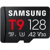 Bild von Samsung SD MicroSD Card 128GB SDXC T9 (2026) Reader retail (128 GB, MicroDrive, microSDHC, microSDXC, U3, UHS-I), Speicherkarte, Schwarz