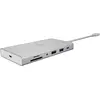 Bild von Razer USB-C Dock - Mercury Edition (USB-C, 11 Ports), Dockingstation + USB Hub, Weiss, Silber