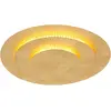 Bild von Globo, Deckenleuchte, Deckenleuchte Metall Goldfarben, 1xled (3100 lm)