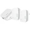 Bild von Strong 600 Mini 3er Pack (600 Mbit/s), Powerline, Weiss