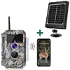 Bild von Bundle Wildkamera Wildtierkamer Jagdkamera Wlan 64MP 1296P 0,1s Auslöserzeit Nachtsicht Bewegungsmelder 110°PIR und Solarpanel-Kits 8000mAh 12V/9V/6V | W600 Tannenasch