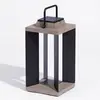 Bild von Solarlaterne Teckalu, Duratek/Alu schwarz, 45,5cm