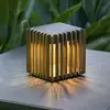 Bild von LED-Solartischleuchte Verti, teak-grau, 3.000 K, 300 lm