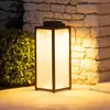 Bild von LED-Solarlaterne Tradition, corten, Höhe 65 cm
