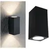 Bild von Paulmann Flame Außenwandlampe 2fl 12,8cm anthrazit