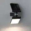 Bild von Paulmann Solar-Außenwandlampe Lesla, anthrazit, Sensor IP65