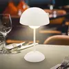 Bild von LED-Akku-Tischleuchte Kugle, weiß, Metall, IP44, dimmbar