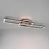 Bild von LED-Deckenlampe Twister, drehbar, Remote, schwarz